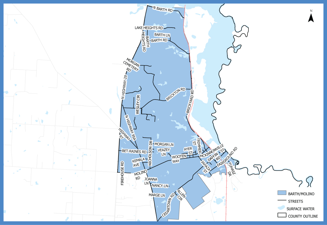 Barth/Molino Neighborhood Cleanup Map Barth/Molino Neighborhood Cleanup Map