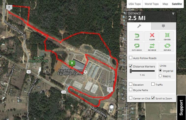 Cross Country Course 2.5 Miles Cross Country Course 2.5 Miles