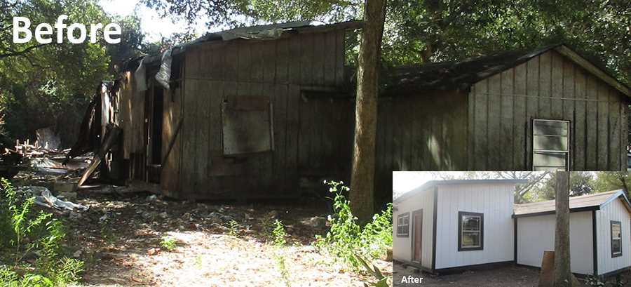 Environmental Enforcement Building - Before and After