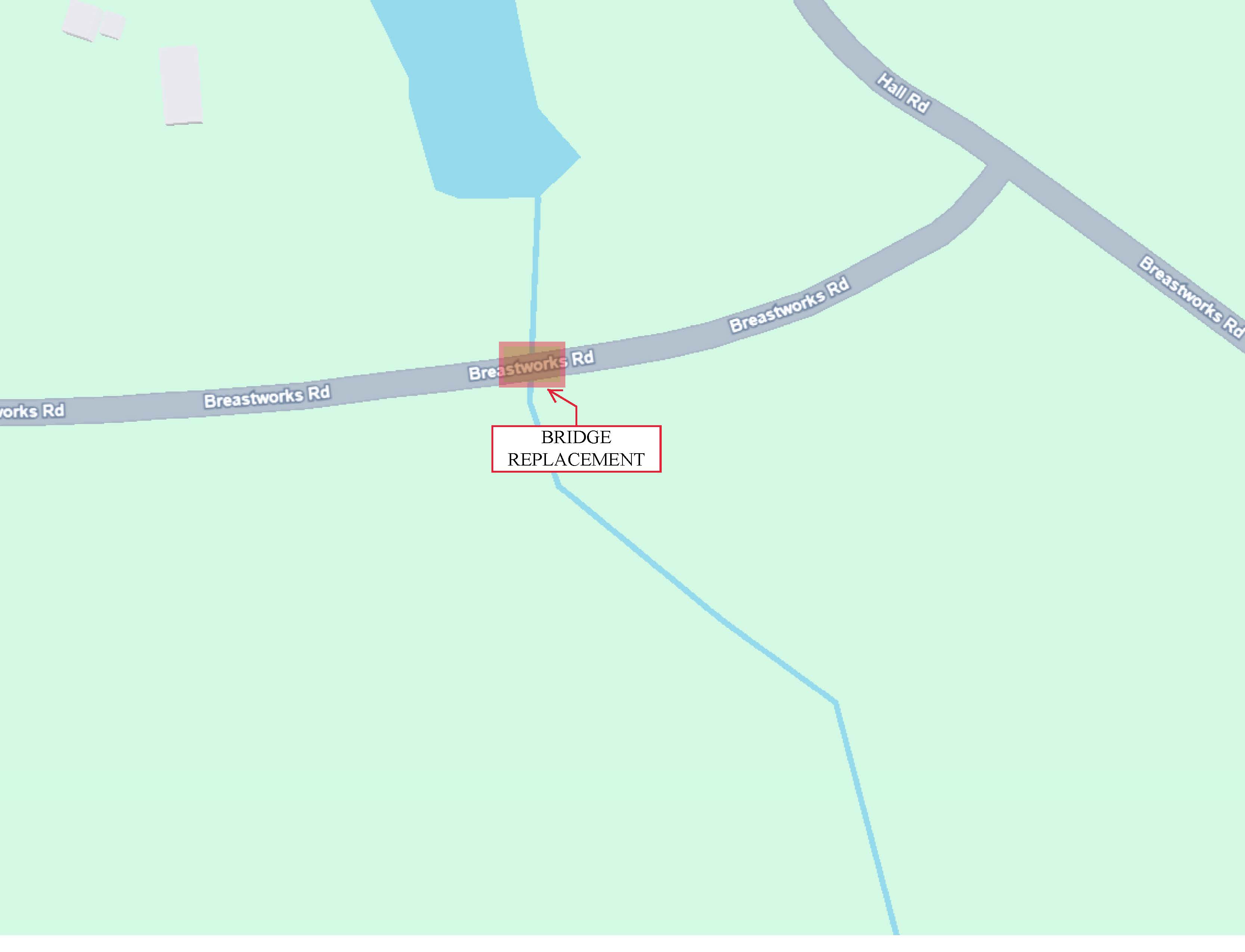 BreastworksBridge Aerial Map