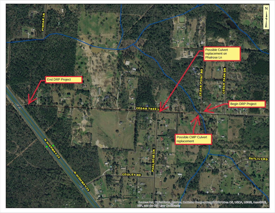 Cedar Tree East Aerial Map