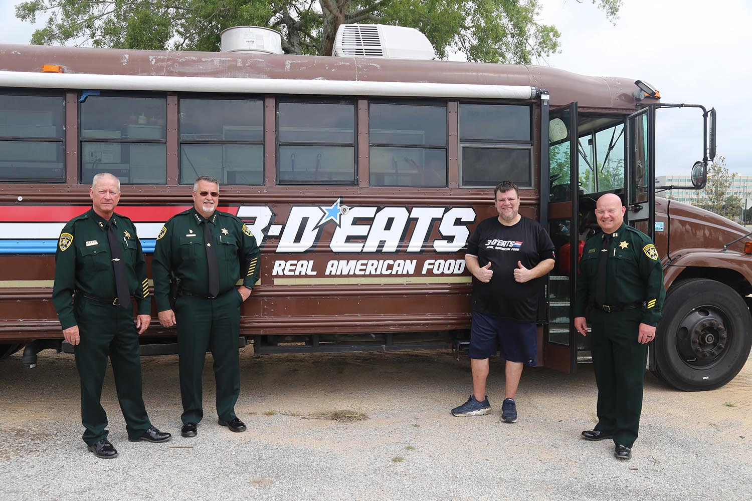 Corrections Staff with staff at 3-D Eats