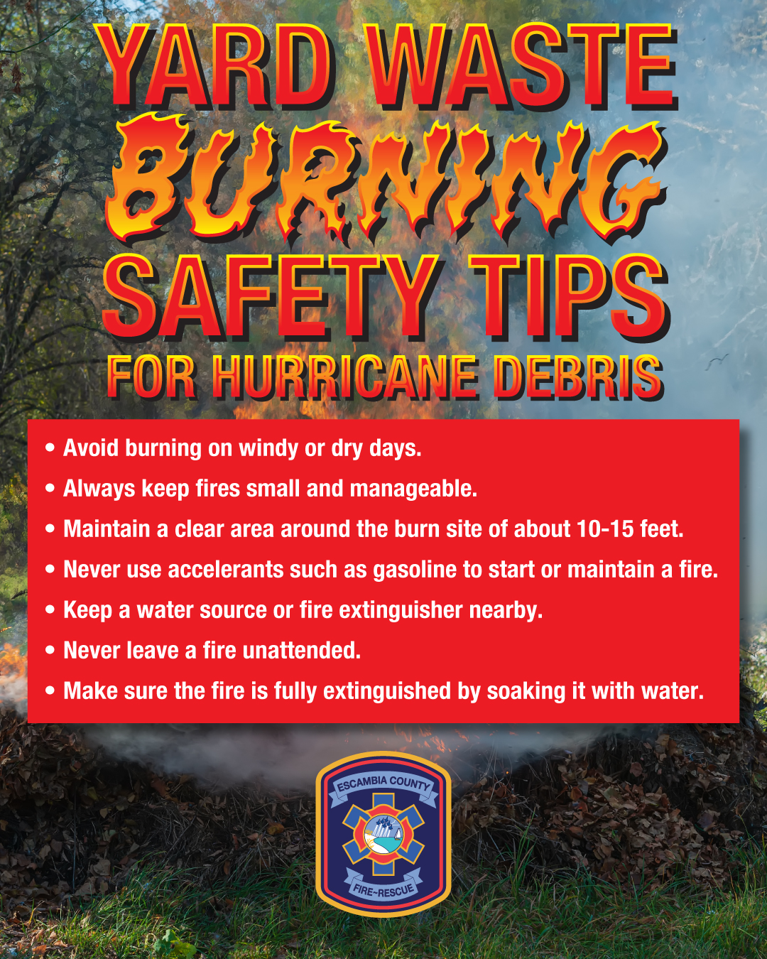 Hurricane-Debris-Burning-Safety-Tips Burning Yard Waste Safety Tips