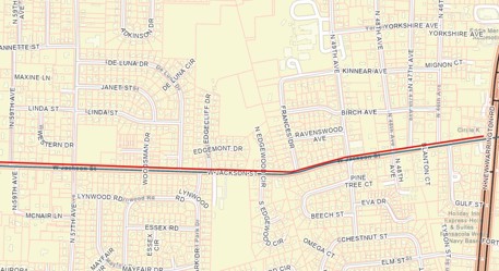 Jackson St Map