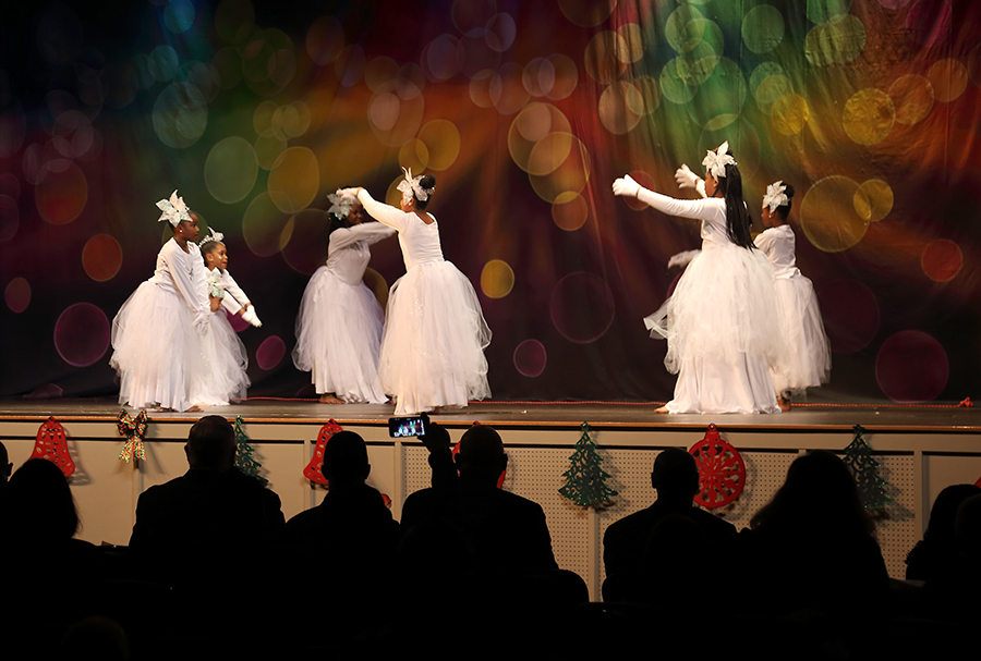 Youth perform at the 2017 Holiday Youth Extravaganza