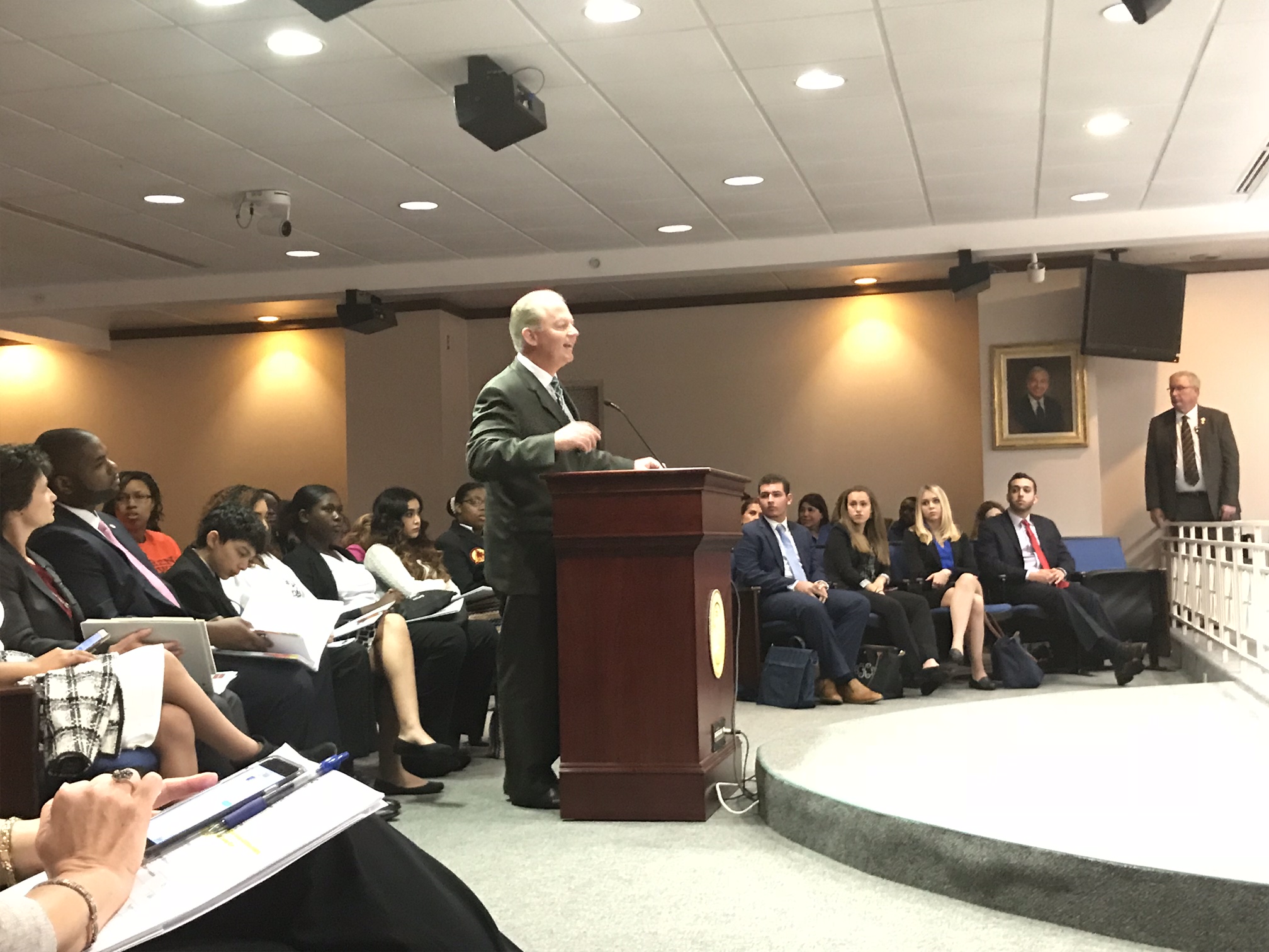 Commissioner Bergosh Speaks in Tallahassee 