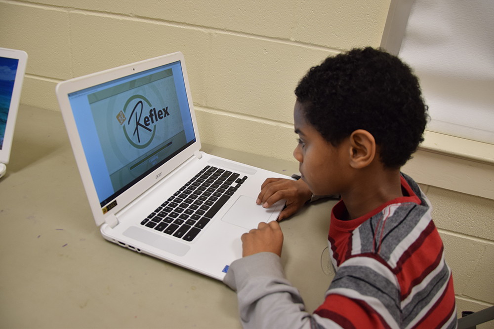 Wedgewood Participant with Chromebook