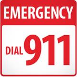 Dial 911 in case of emergency