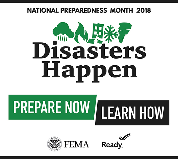 National Preparedness Month 2018 National Preparedness Month 2018 Logo