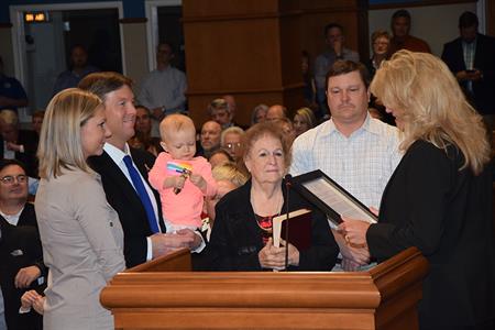 Commissioner Barry Takes the Oath of Office Commissioner Barry Takes the Oath of Office