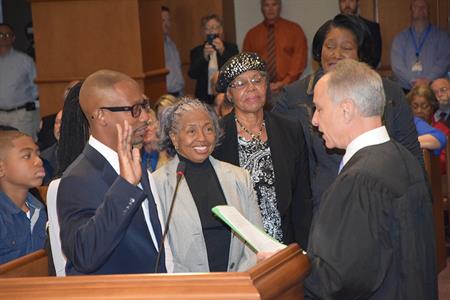 Commissioner May Takes the Oath of Office Commissioner May Takes the Oath of Office