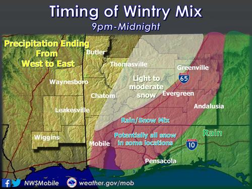  Dec. 8  Midday Winter Weather Update 9 p.m.