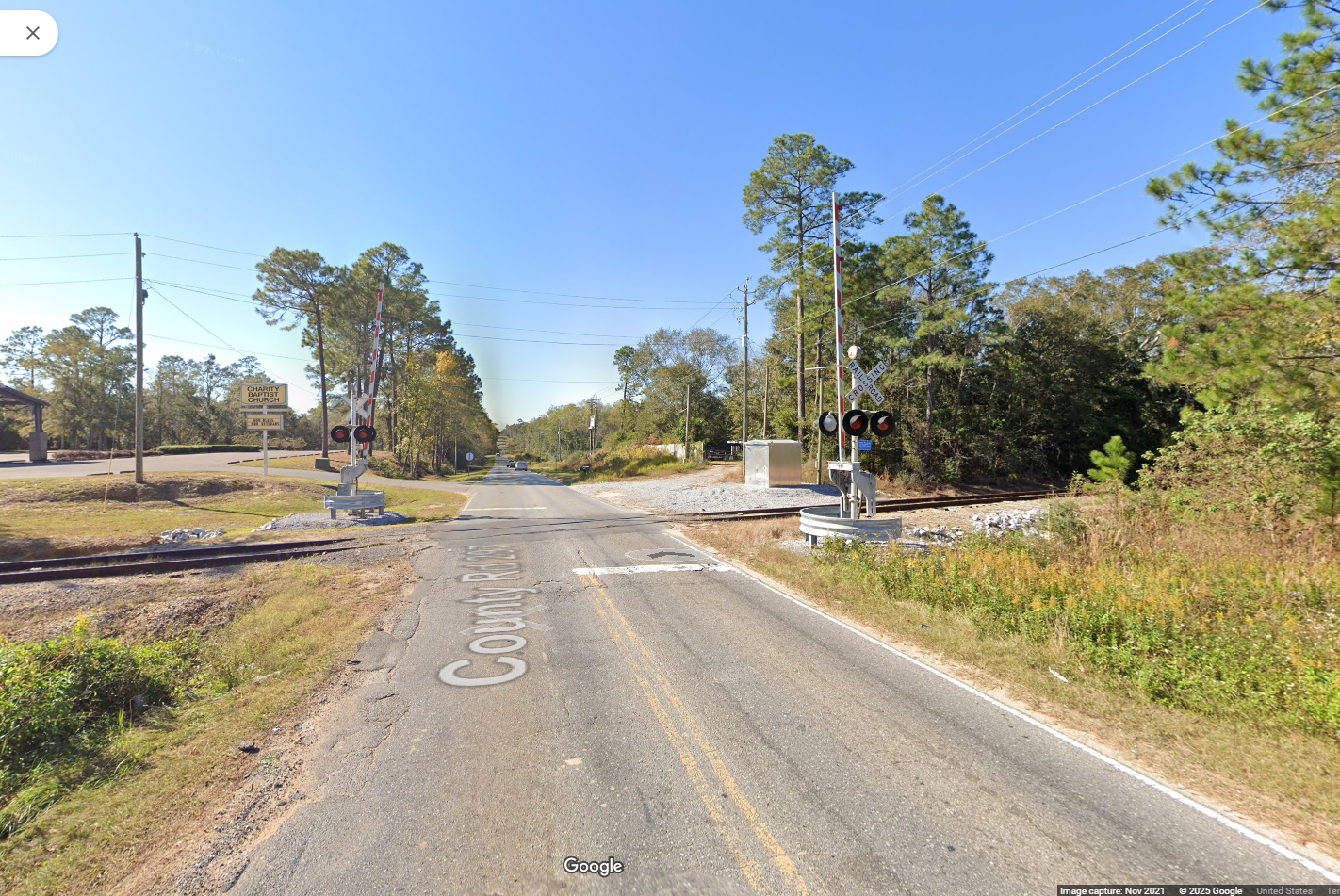 W ROBERTS ROAD EAST SIDE OF PROJECT AREA CONSTRUCTION BEGINS HERE.JPG