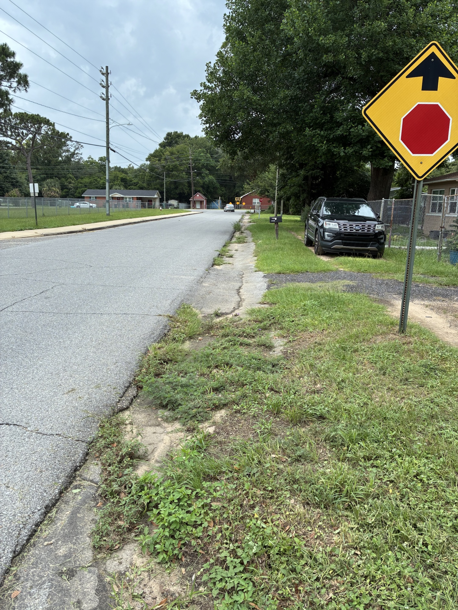St. Mary Ave Drainage Before Photo 2