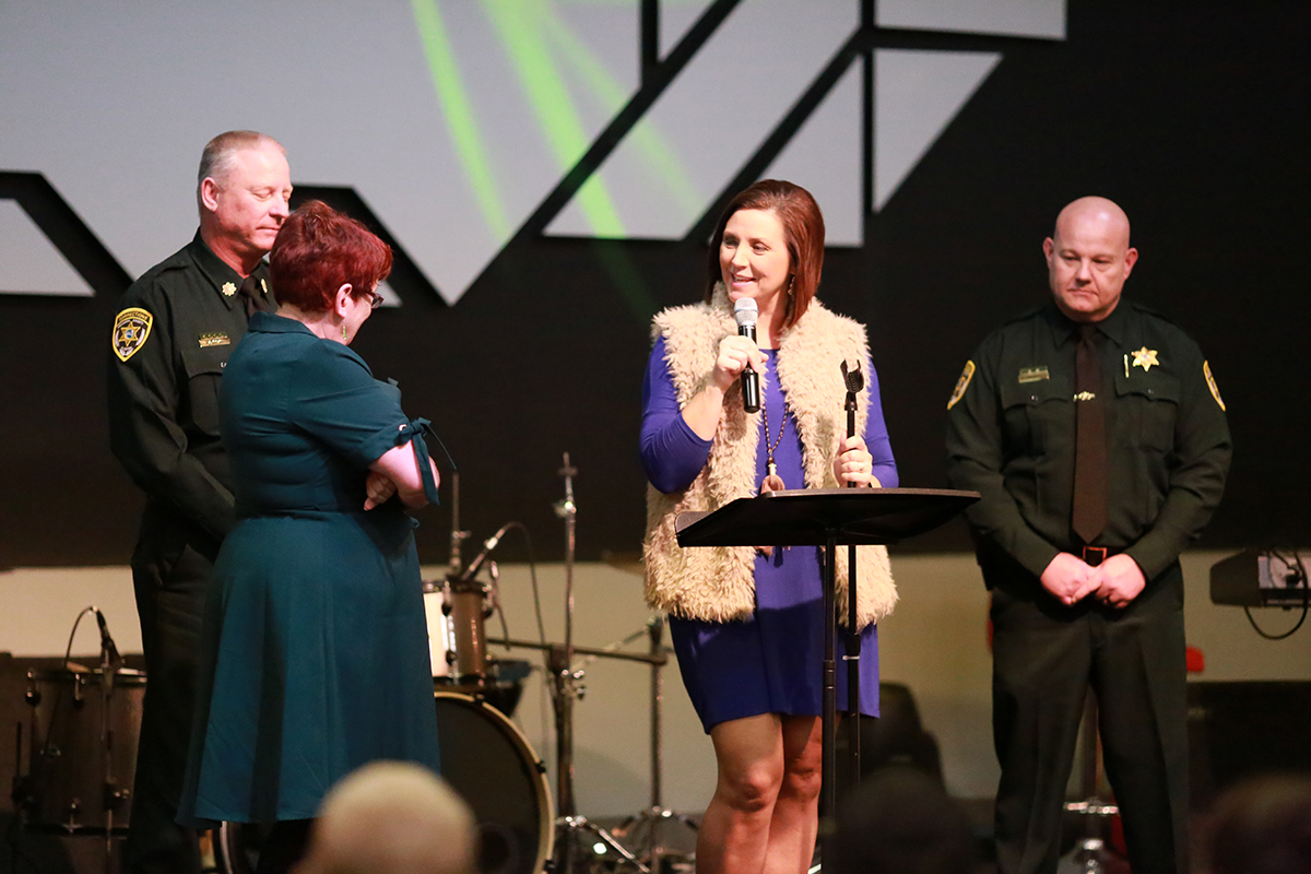 The Escambia County Corrections Department recognized several staff members for promotions, longevity and other outstanding achievements.
