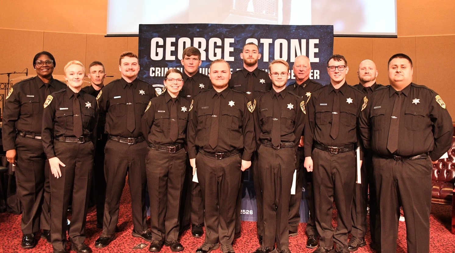 Officer Trainees graduated from the George Stone Criminal Justice Academy Officer Trainees graduated from the George Stone Criminal Justice Academy