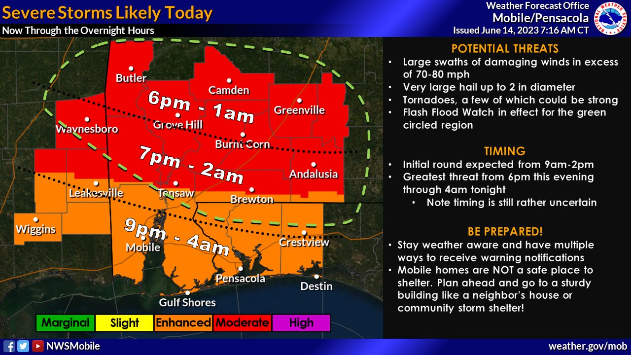 Severe weather alert graphic