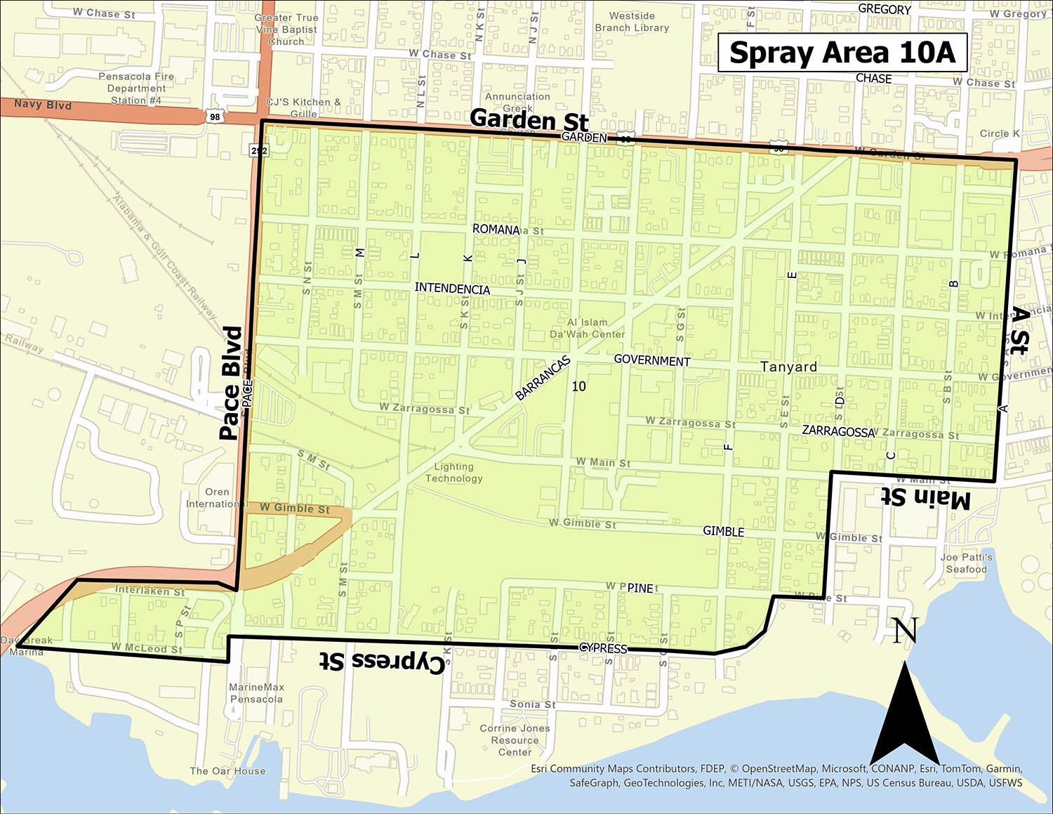 Mosquito Spray Area 10A
