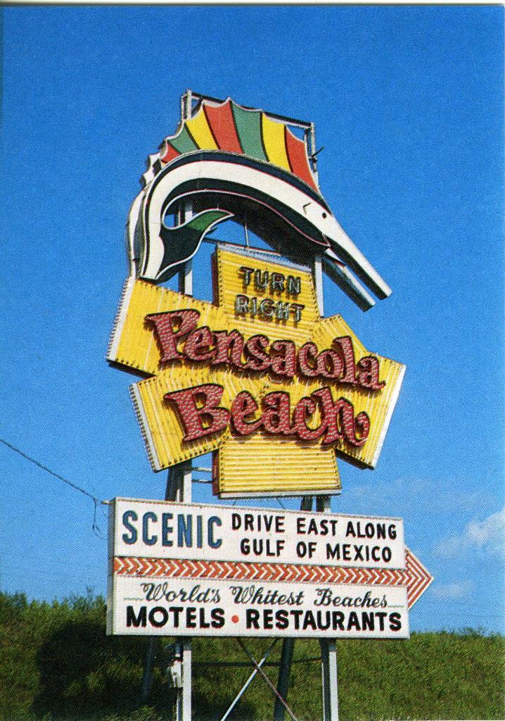 1960s - Pensacola Beach Sign, Courtesy of the UWF Historic Trust