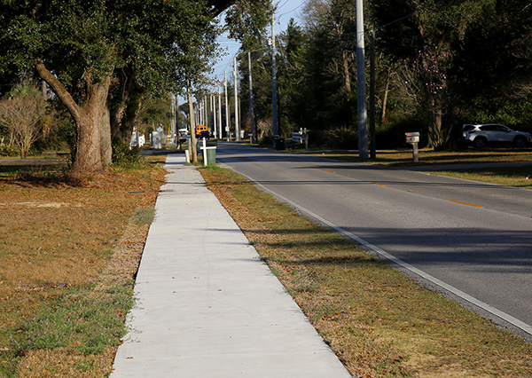 9 and a Half Mile Road Sidewalk