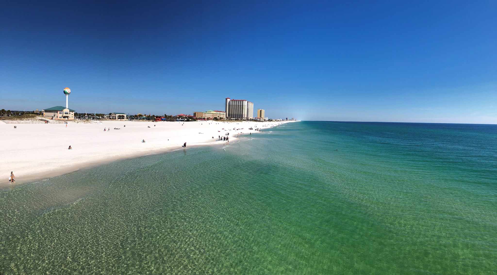 A scenic view of Pensacola Beach