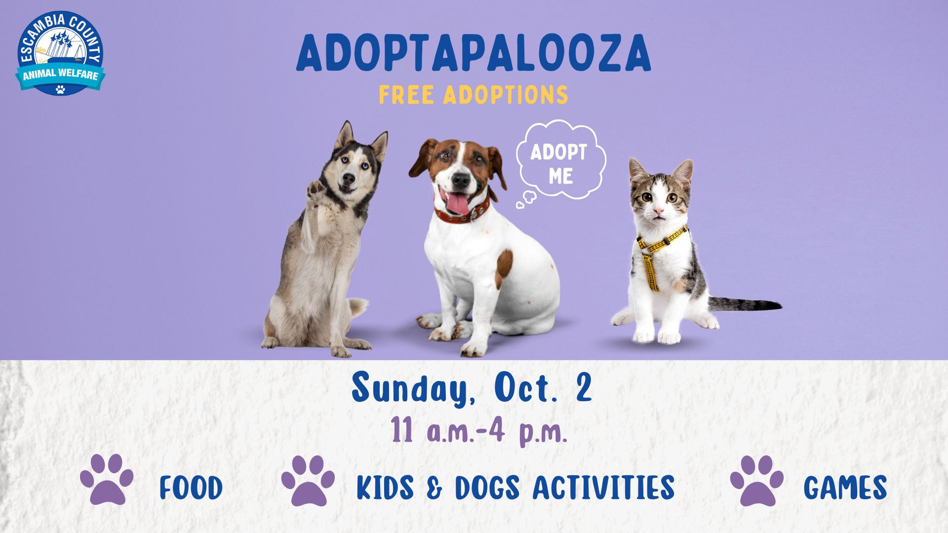 Animal Welfare Adoptapalooza Event