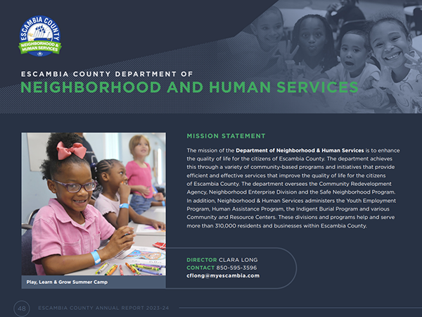 Annual Report Neighborhood and Human Services