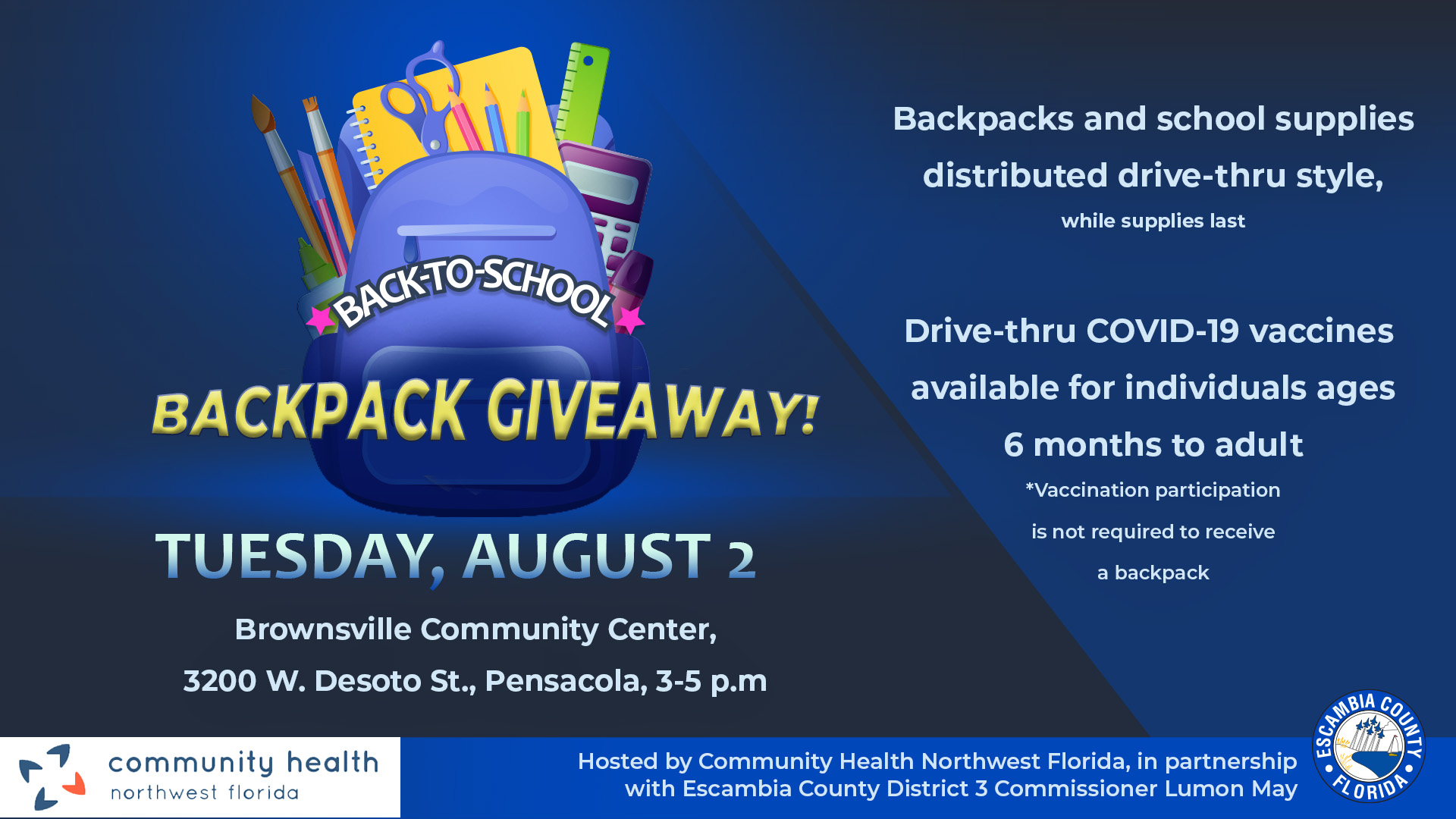 Back to School Backpack Giveaway