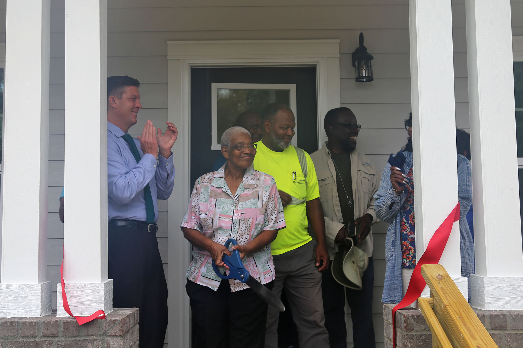 Barbara Stanton celebrates her new home on July 10