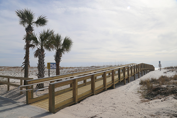 The new Walkover 27A on Pensacola Beach, one of many projects approved or completed by Escambia County in 2023.