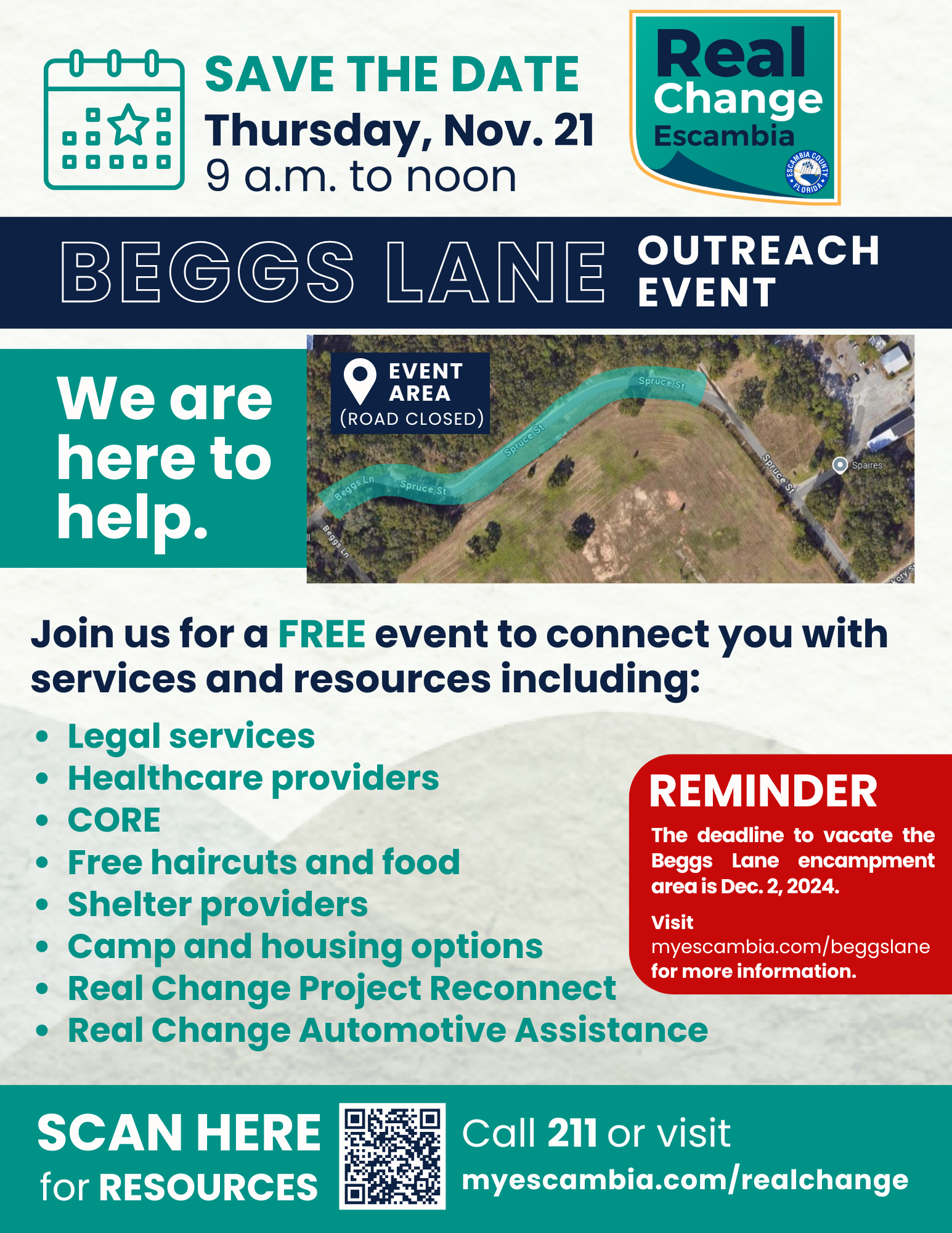 Beggs Lane Outreach Event - November