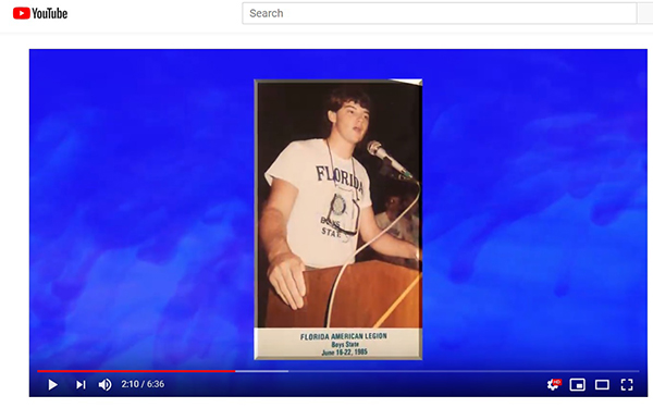 Bergosh Bulletin 1 Photo of Commissioner Bergosh serving in Boys State in high school