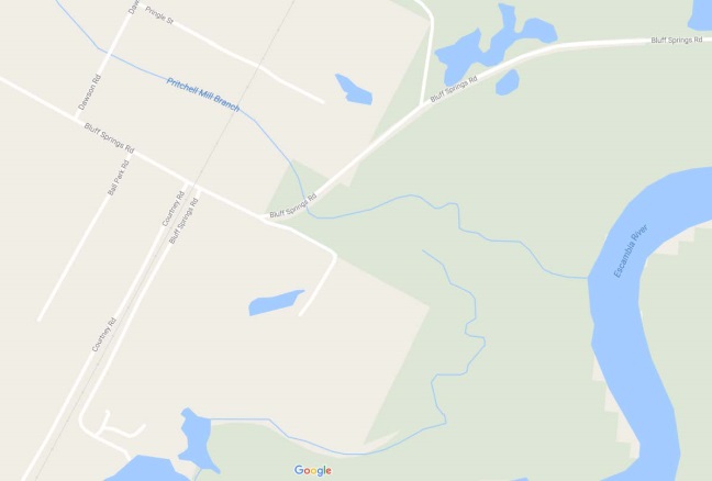 Bluff Springs Road Map