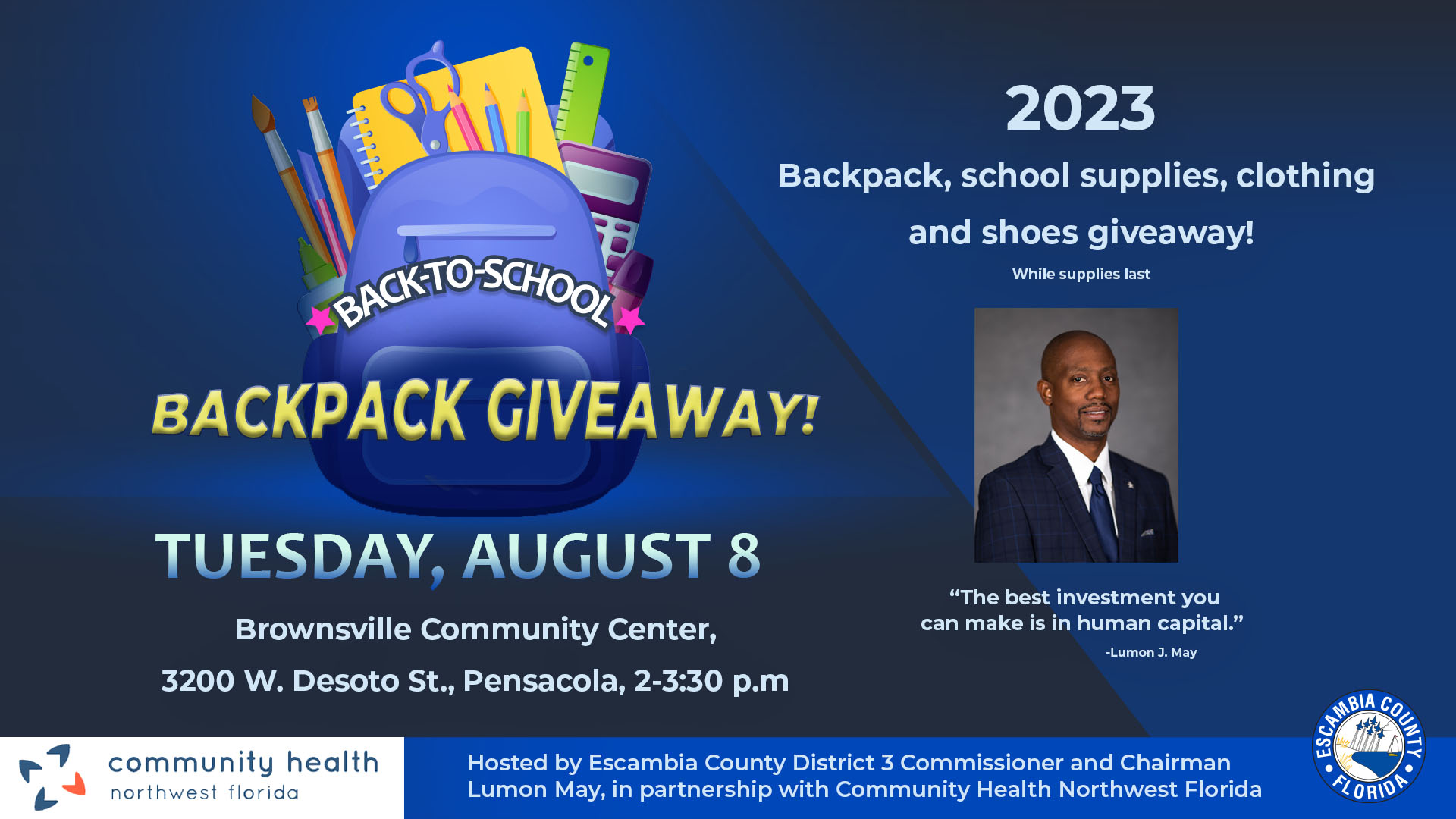 Backpack Giveaway graphic