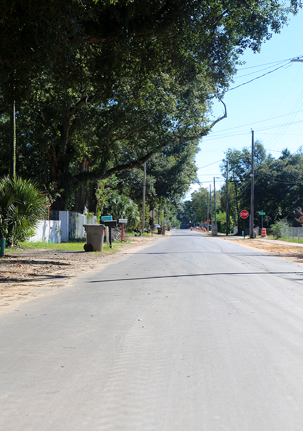 Resurfacing on West Lee Street