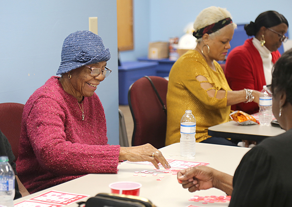 Brownsville Silver Seniors play bingo