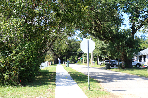 New sidewalks on West Blount Street