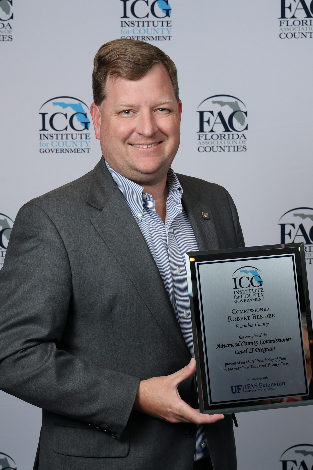 Commissioner Bender at FAC 2022 - ACC II Award