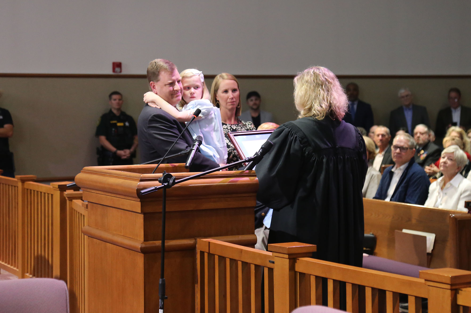 Commissioner Bender Read the Oath of Office