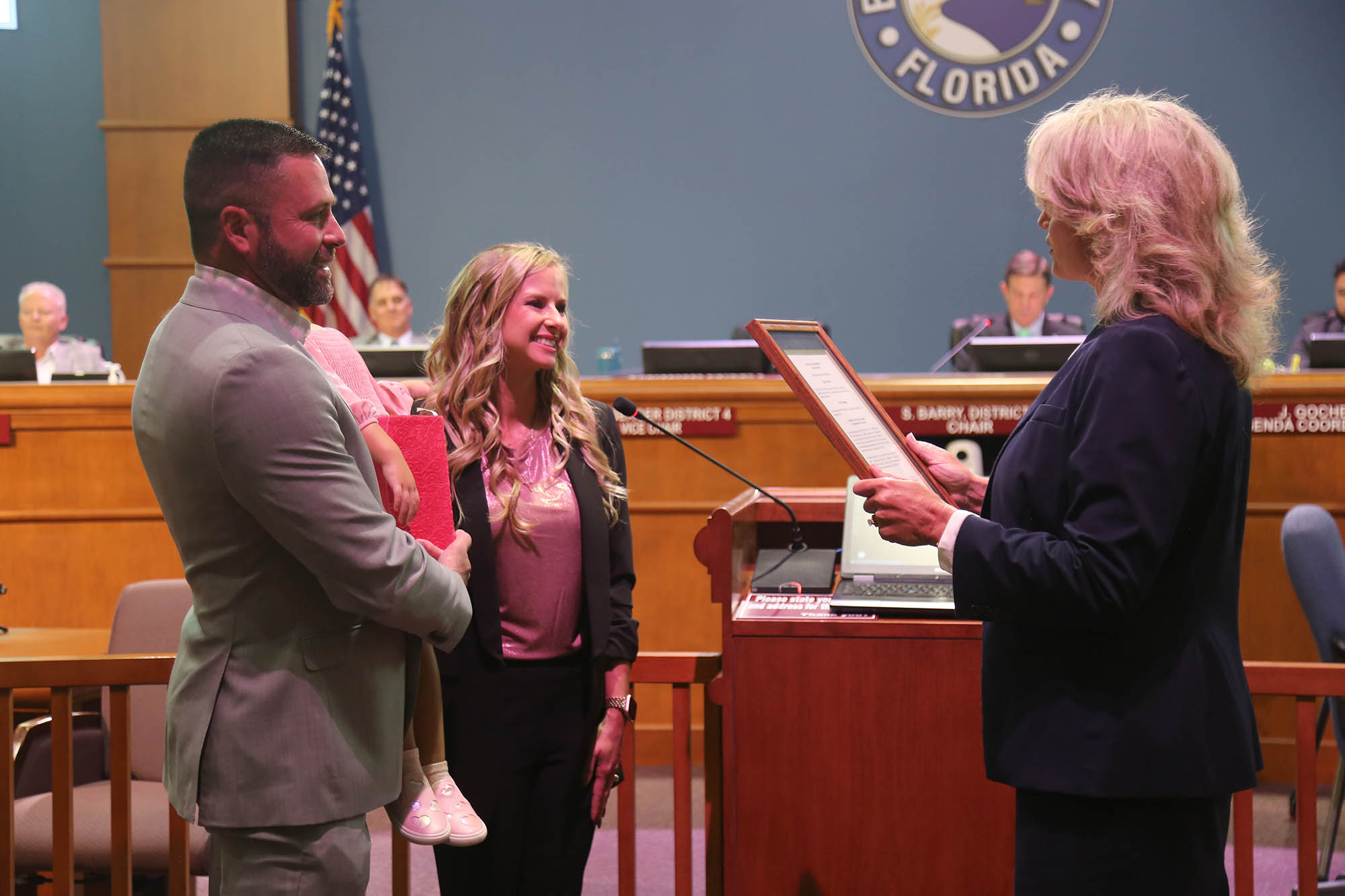 Commissioner Hofberger Swearing In