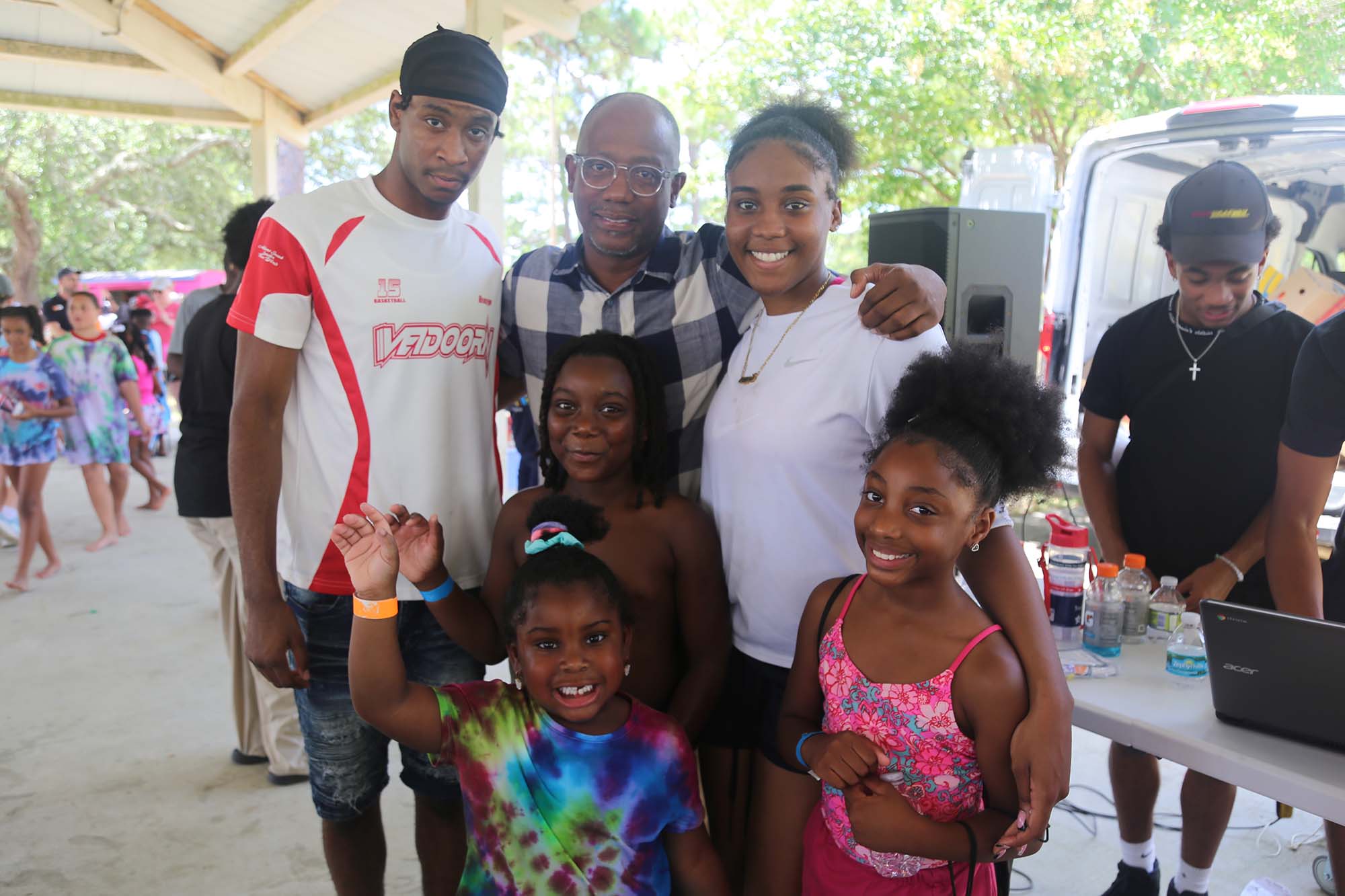 Commissioner May and Summer Camp Participants