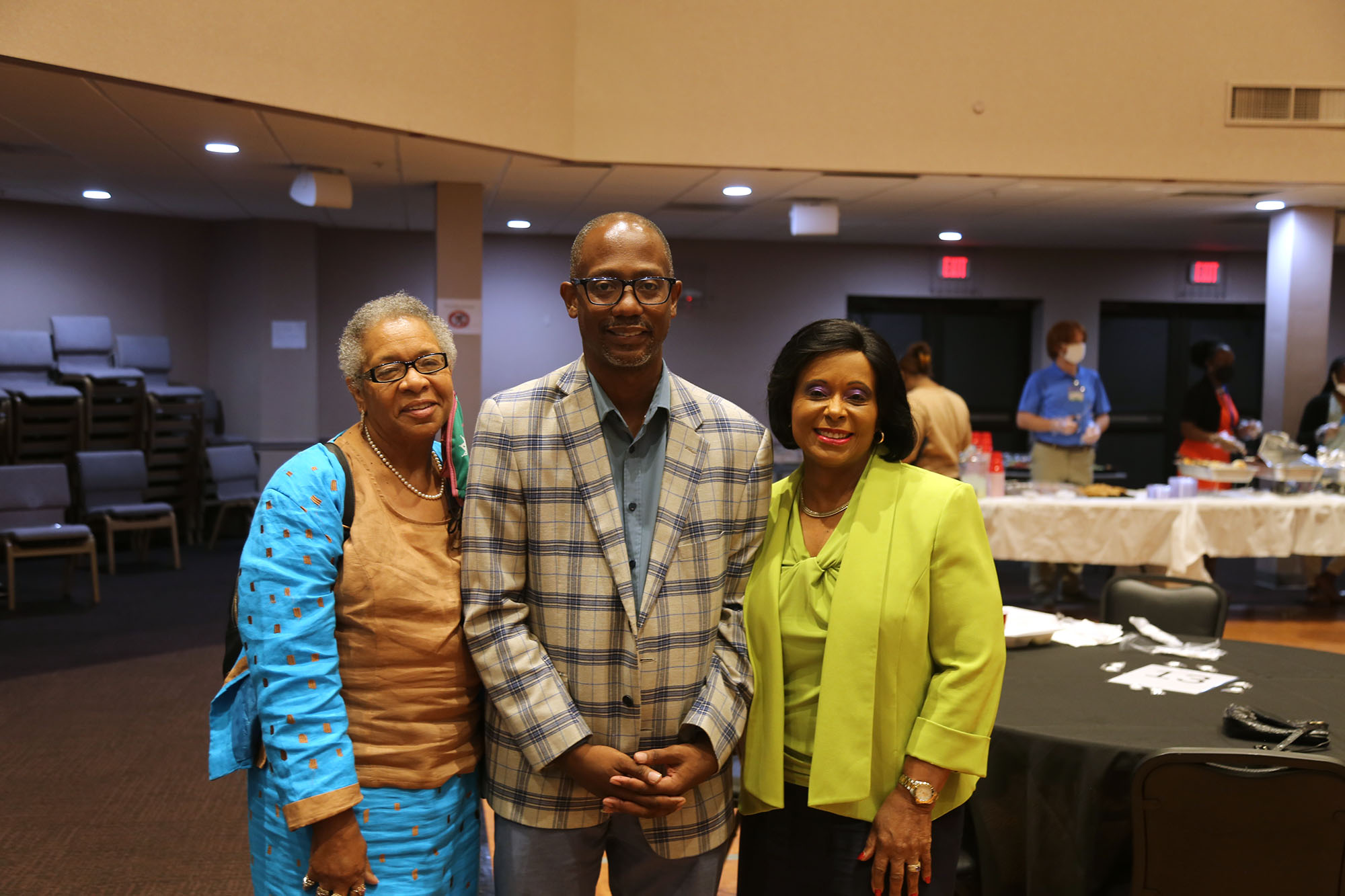 Dr. Joyce Hopson, Commissioner May, and Sue Straughn.