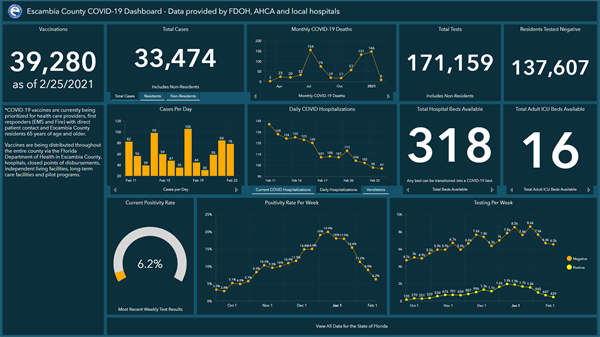 Covid-19 Dashboard 2-25