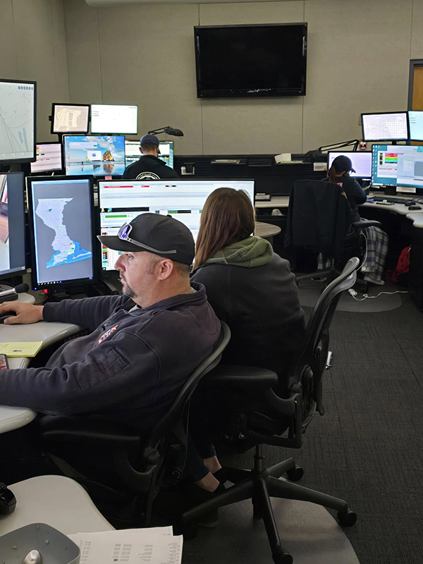 Dispatchers at work