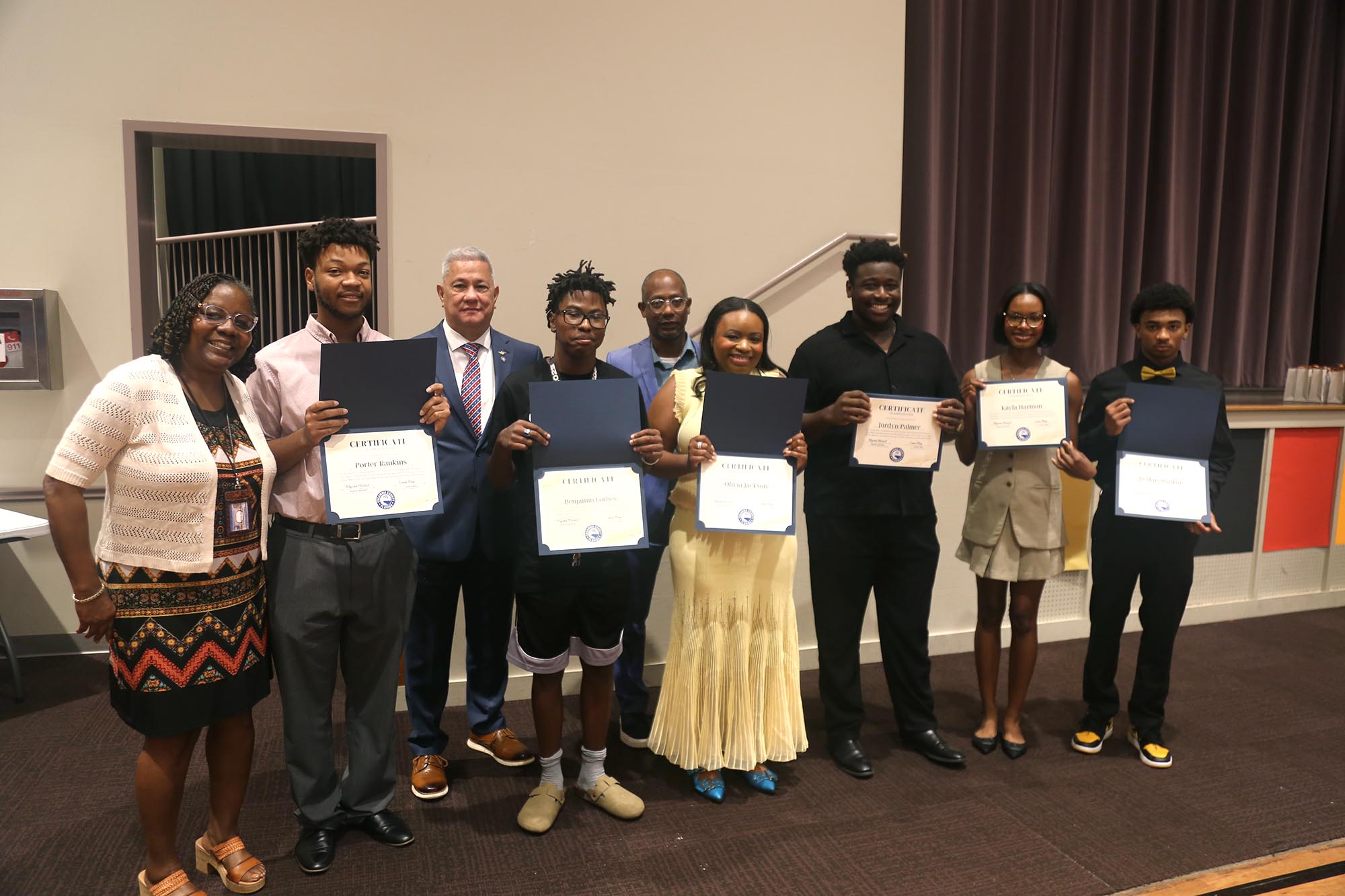 District 3 Summer Youth Program Interns