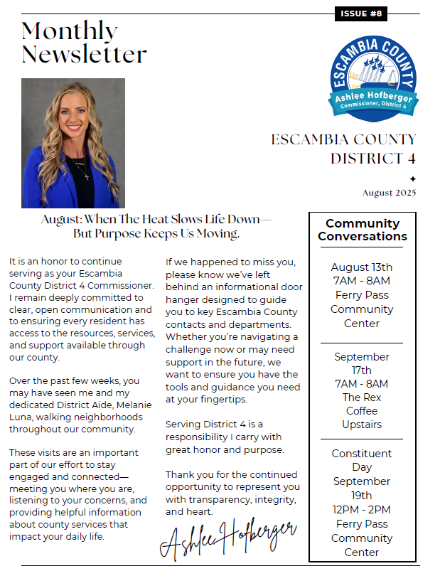 District 4 August 2025 Newsletter