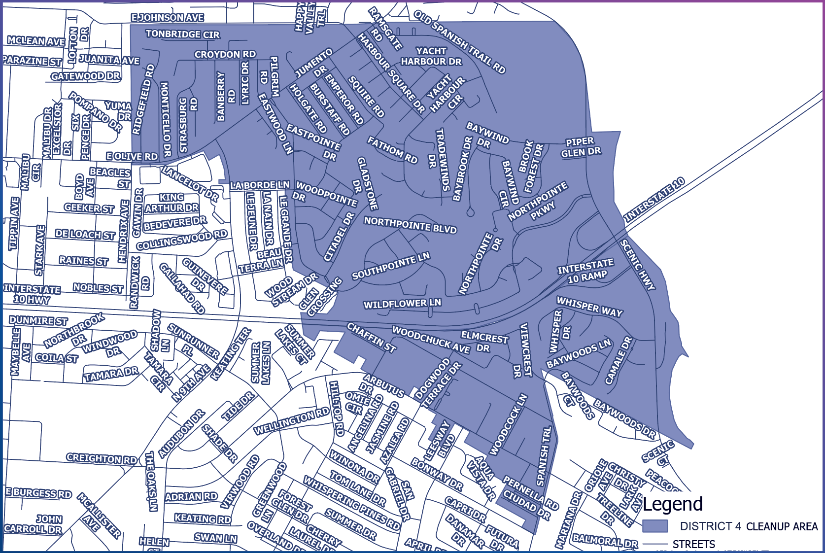 District 4 Neighborhood Cleanup