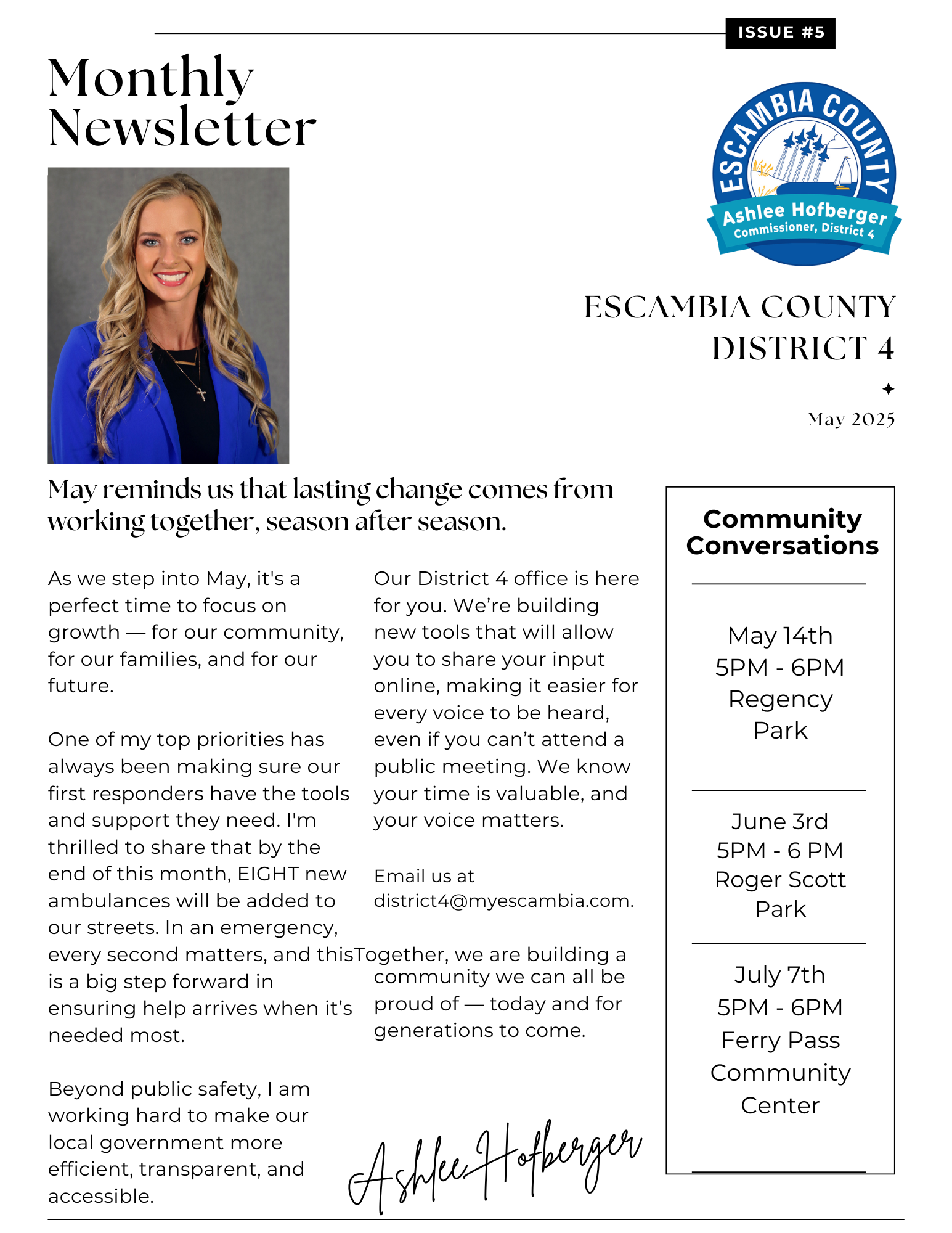 District 4 Newsletter - May