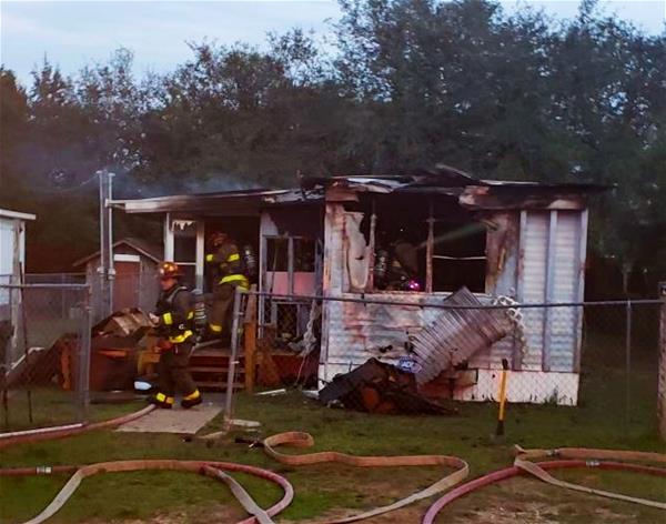 District 8 Mobile Home Fire