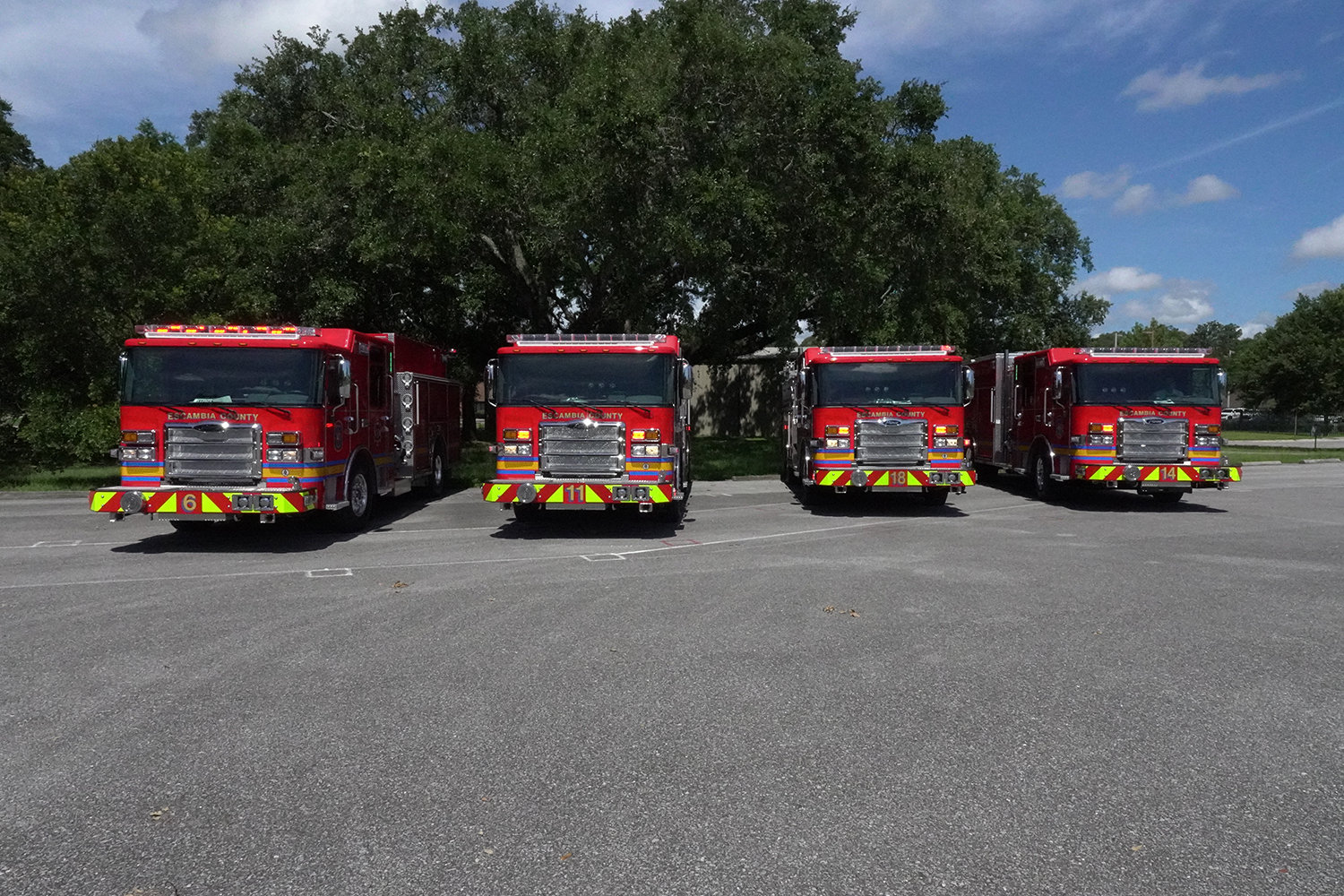 Escambia County Introduces New Fire Trucks